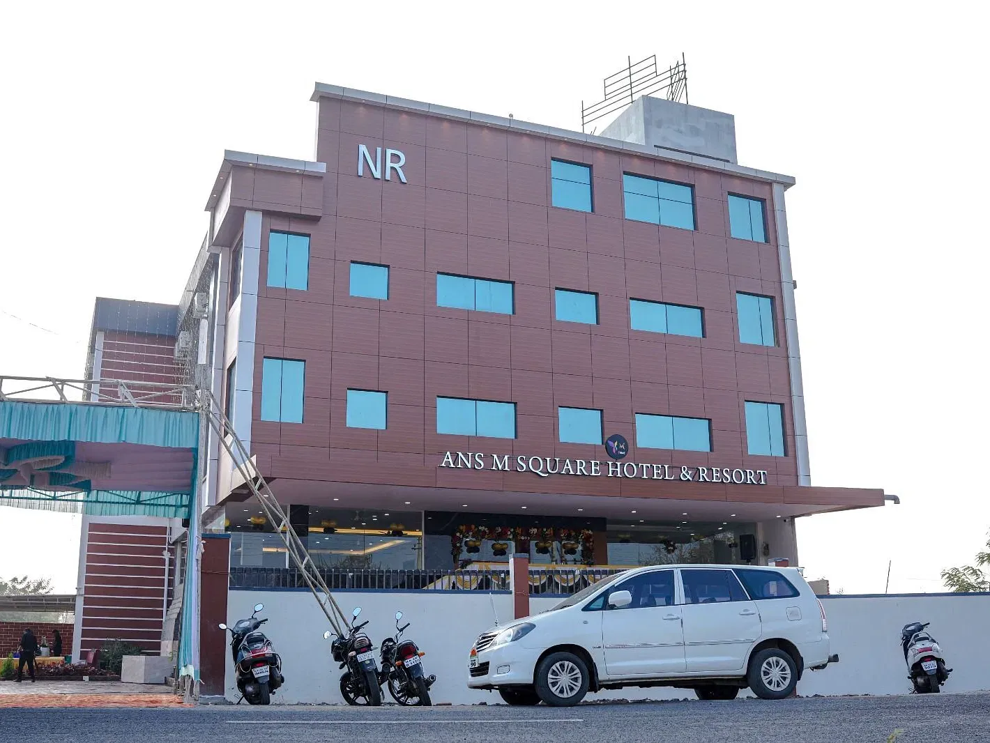 Facade of ANS M Square Hotel & Resort, Kalaburagi